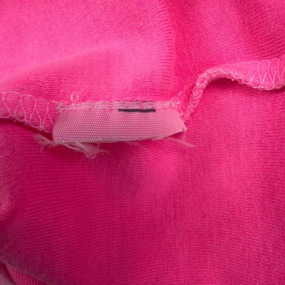 Y2K Hollister Lace Trim Cami Tank Top Womens M Pink Preppy 2000s Fitted Long - Picture 7 of 9